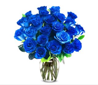 Blue Roses "SEASONAL ITEM" (Dozen - $89.99) (Half Dozen - $54.99)